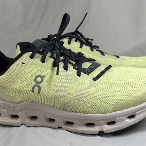 On Cloudgo Running Shoes Mens Size 12 Cloudtech Sneaker‎ Frost Hay Yellow QC Jog - Picture 1 of 11